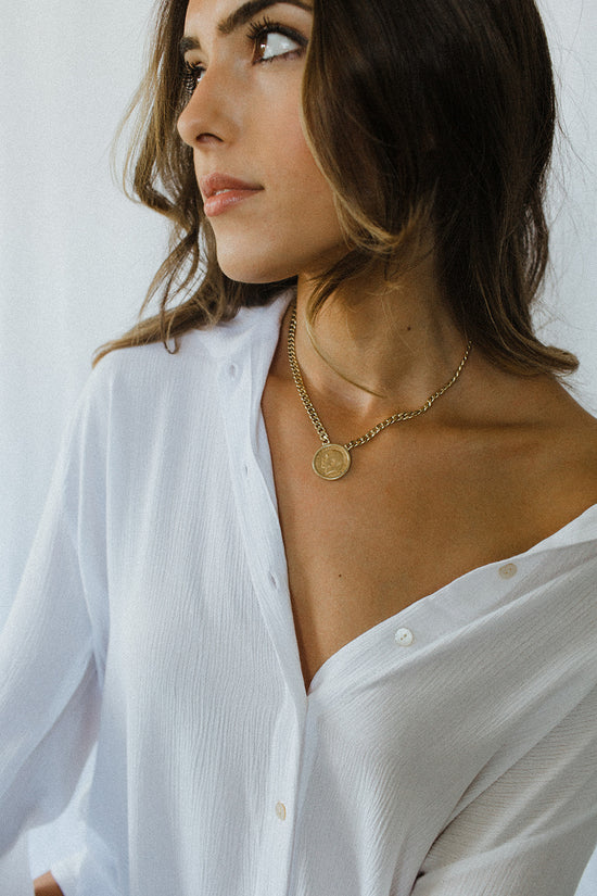 Coin Pendant Necklace