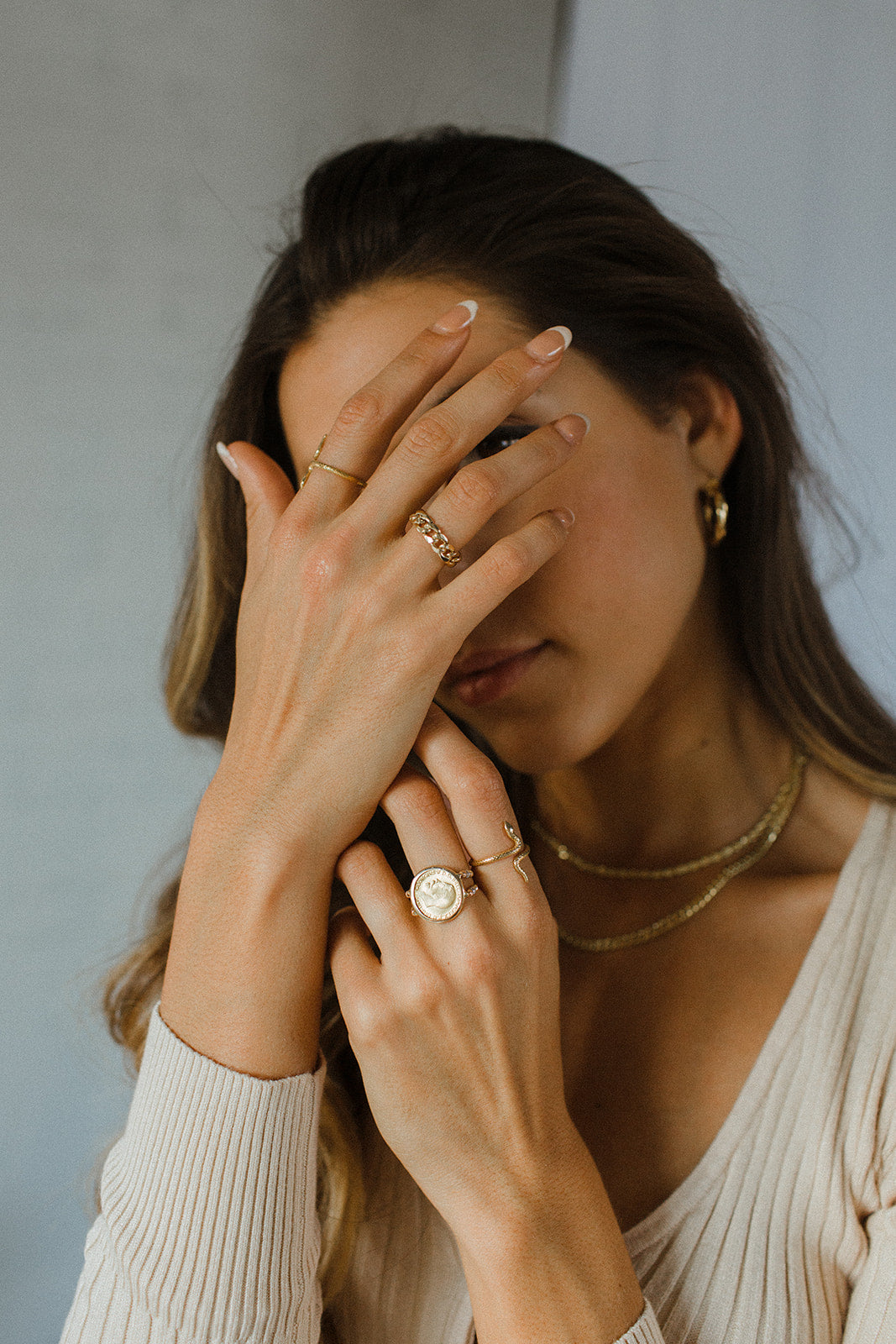 Gold Coin Ring